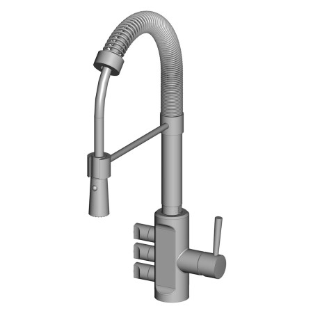 5 way kitchen tap IFM with spring 780-M 2