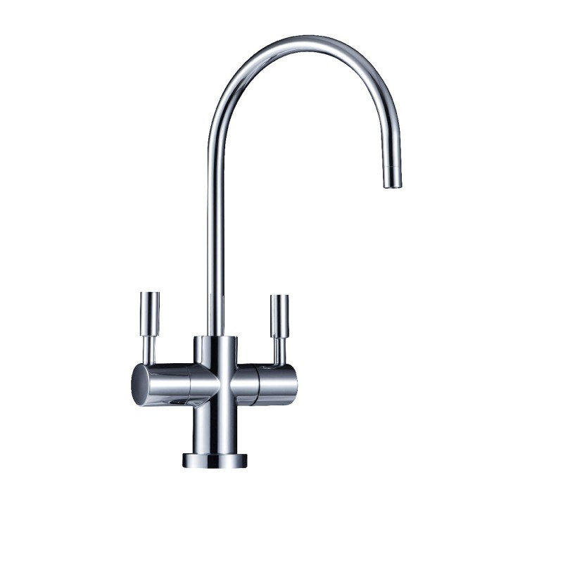 Stainless steel kitchen tap with purified water dispenser X110inox