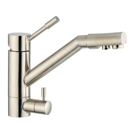 Stainless steel kitchen tap with purified water dispenser X1040inox
